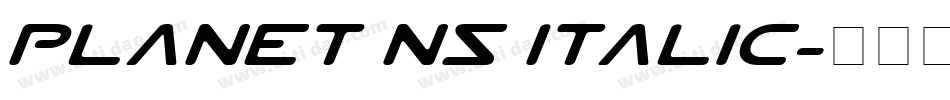 Planet NS Italic字体转换